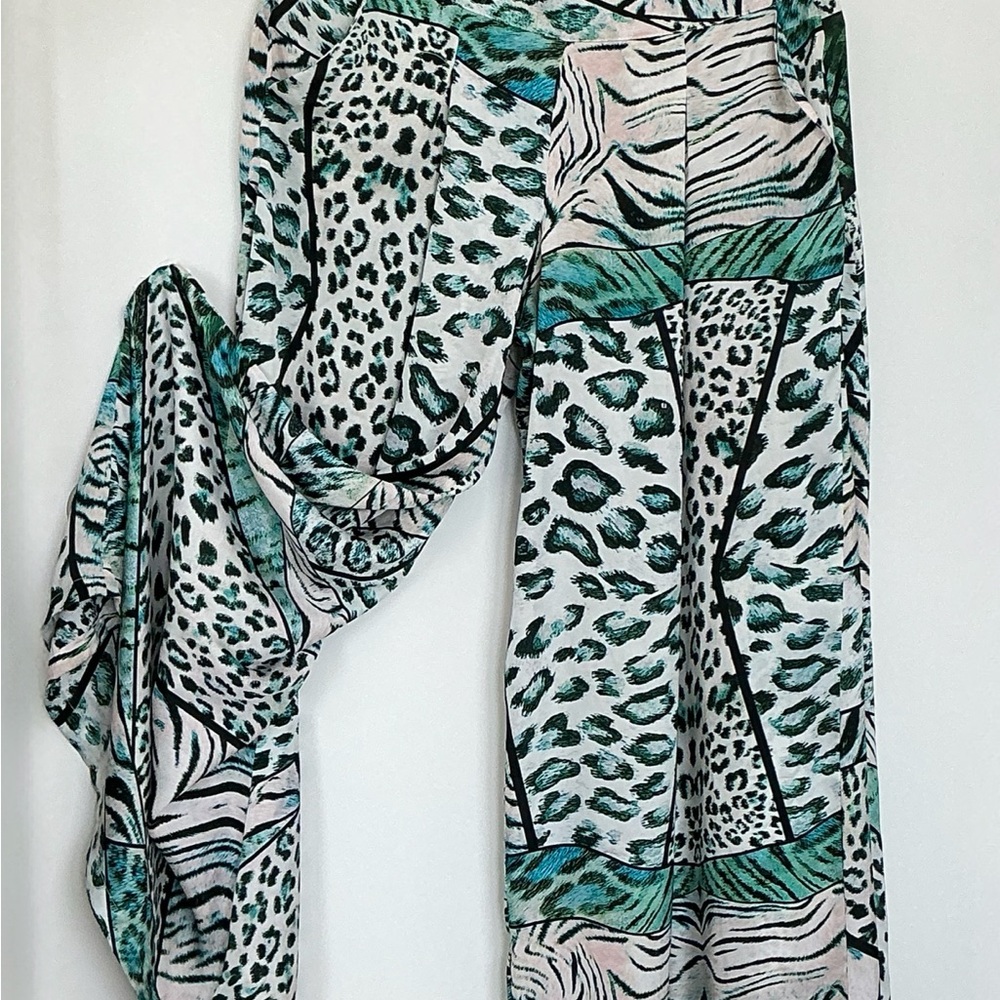 Exotic Animal Print Jumpsuit Perfect Condition